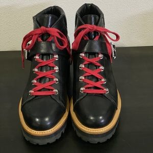 Marc Fisher lace up combat boots